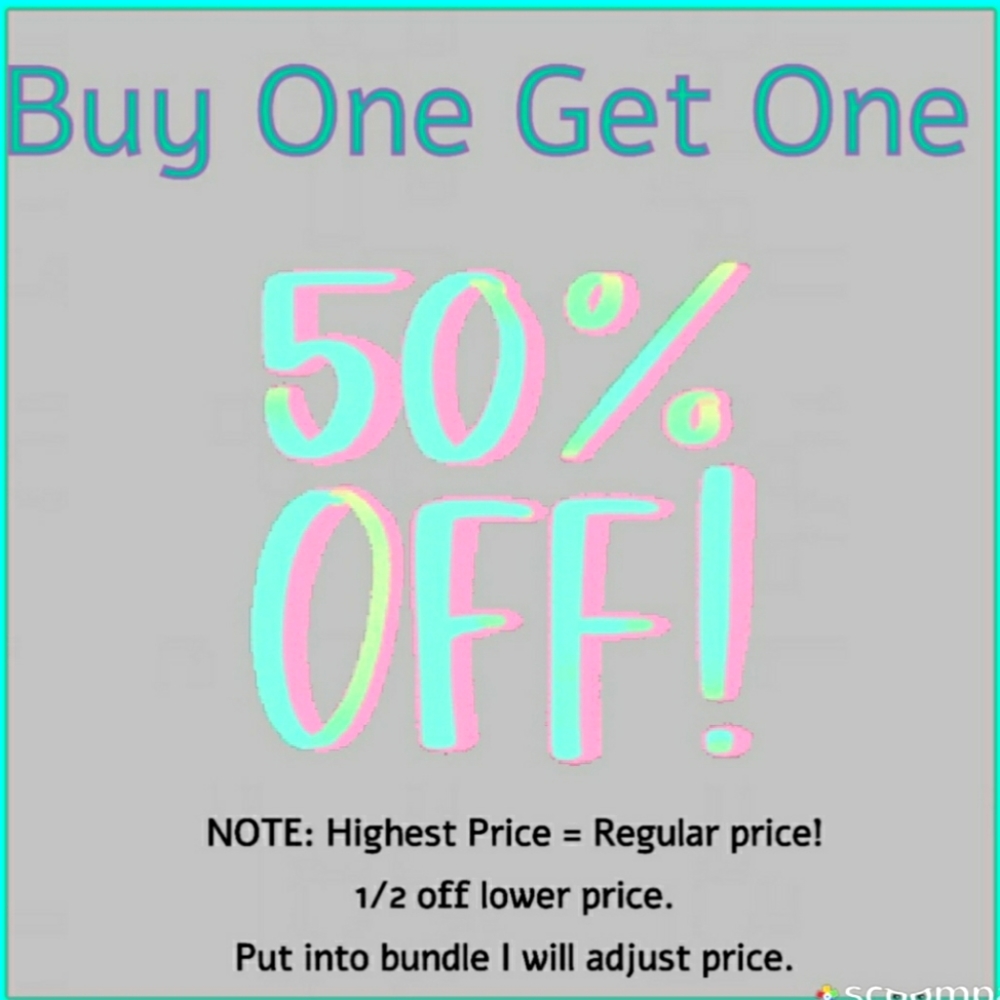 50% Off second item